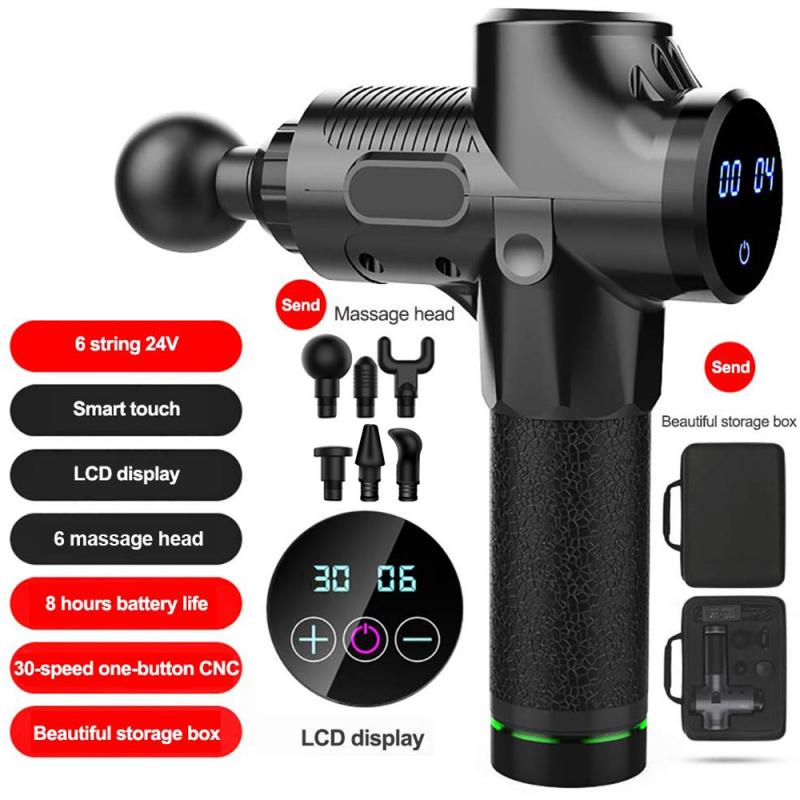 Dropship 1pc Retinal Gun Deep Muscle Massage Relax Outdoor Fitness  Equipment Shock Full Body Massager Electric Massage Gun to Sell Online at a  Lower Price